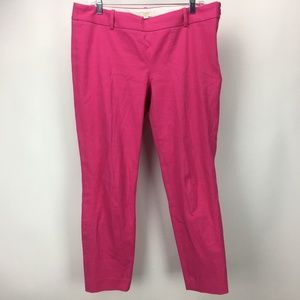 J. Crew Winnie Pant Stretch Twill Cropped Pink